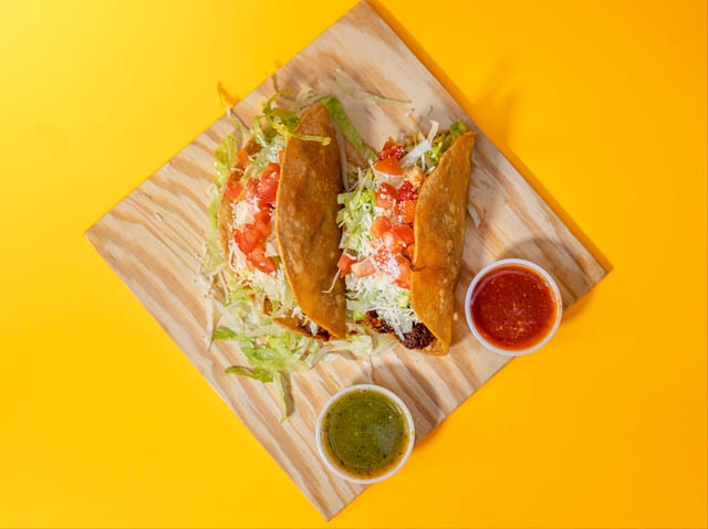 COMBO #4 Two Beef Tacos.