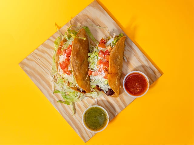 COMBO #4 Two Beef Tacos.